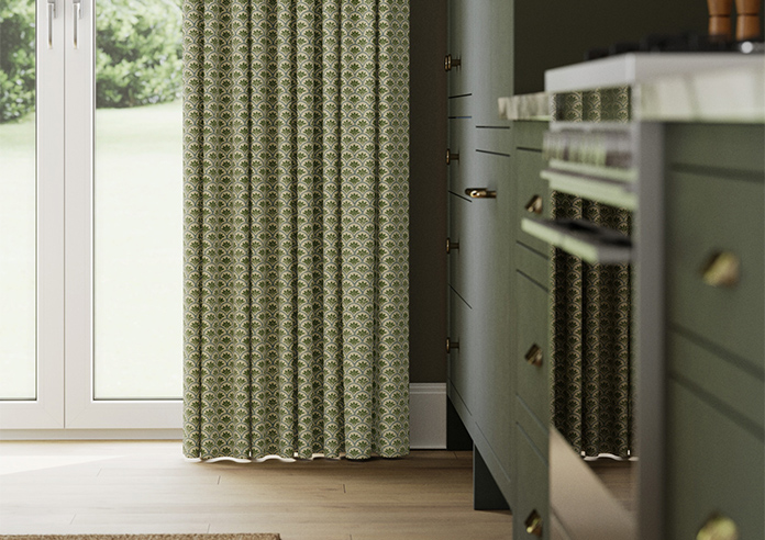 Land & Shore Dawn, Green - Made to Measure Curtains - Image 5